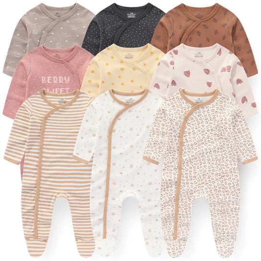Newborn Baby Cotton Sleepsuit 3 pcs